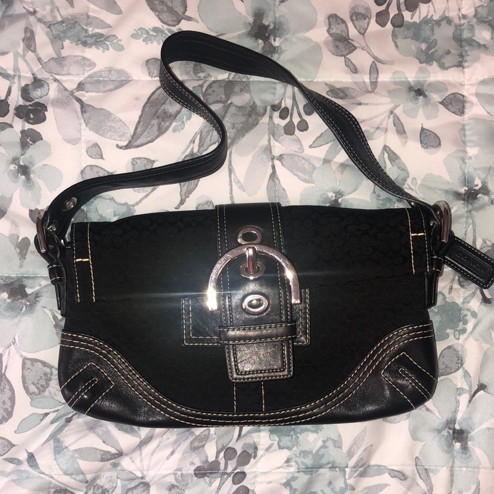 Black COACH handbag